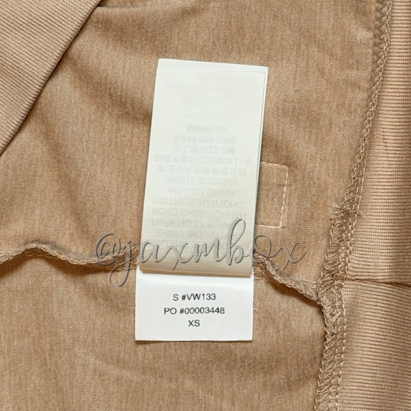 Vuori Daydream Crew Tan/Goldenrod Heather/Dogwood Size XS - Picture 6 of 8